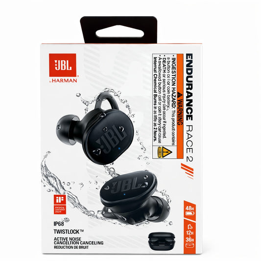 JBL ENDURANCE RACE 2 - BLACK ( 1108069) (MSRP $149.99)