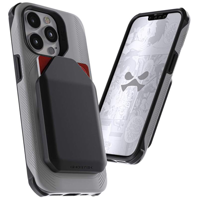Apple iPhone 13 Pro Max Ghostek Exec Series Cardholder Wallet Magsafe Case - Gray (1102955)