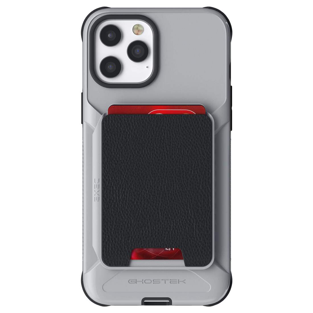 Apple iPhone 12 Pro Max Ghostek EXEC Magnetic Wallet Case with Card Holder - Gray (1101722)