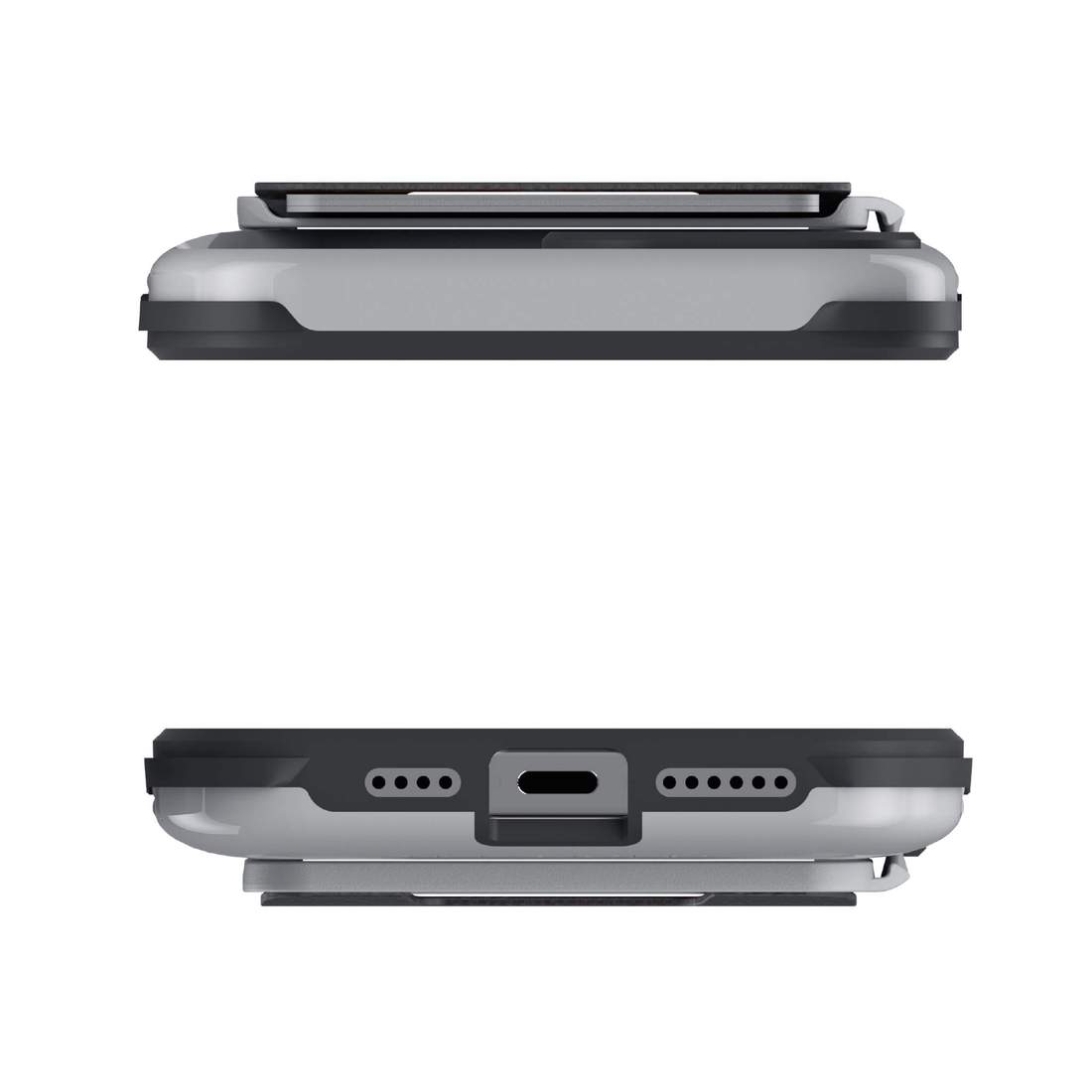 Apple iPhone 12 Pro Max Ghostek EXEC Magnetic Wallet Case with Card Holder - Gray (1101722)