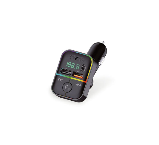 MELLO SURGEMAX F10 DUAL USB/PD FM TRANSMITTER BLACK (1108133) (MSRP $49.99)