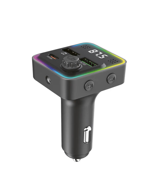 ATALAX SURGEMAX F4 DUAL USB/PD FM TRANSMITTER BLACK ( 1107792) (MSRP $39.99)