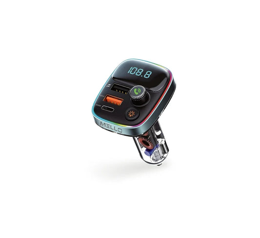 MELLO SURGEMAX F8 DUAL USB/PD FM TRANSMITTER BLACK (1108132) (MSRP $49.99)