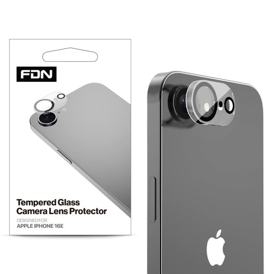 FDN Tempered Glass Lens Protector for Apple iPhone 16e - Black (1102919)