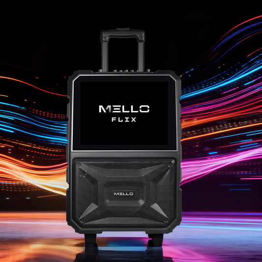 MELLO FLIX 1 X 8" INCH 6500 WATTS WITH 14.1" WIFI TOUCH SCREEN SPEAKER ( 1107602) (MSRP $399.99)