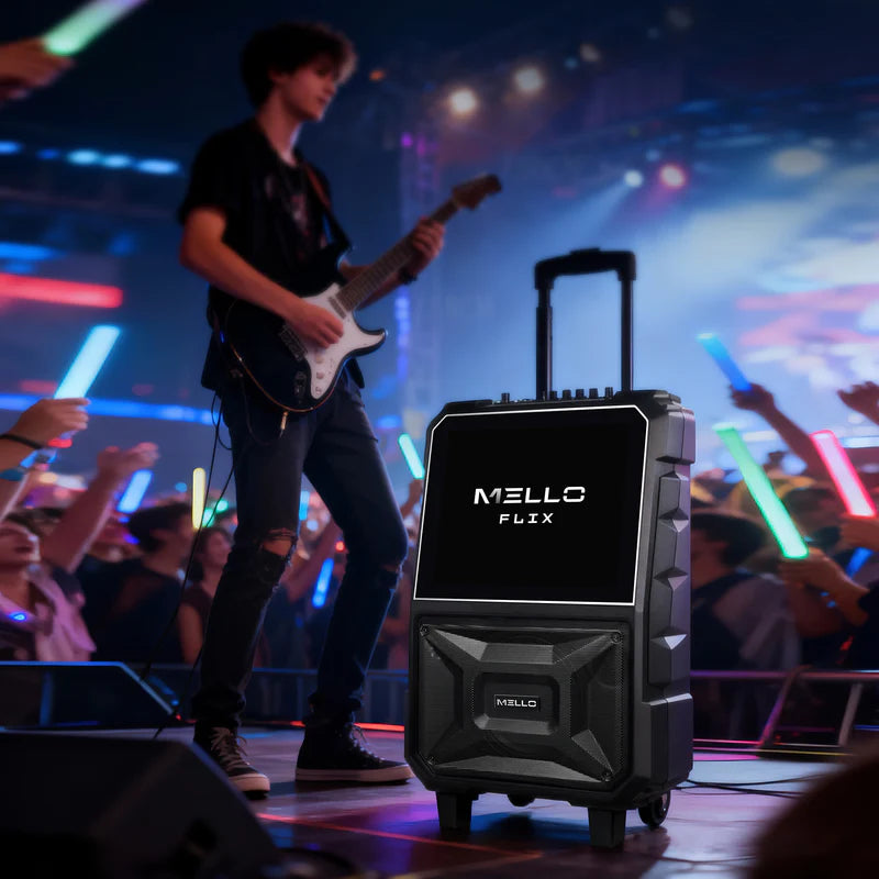 MELLO FLIX 1 X 8" INCH 6500 WATTS WITH 14.1" WIFI TOUCH SCREEN SPEAKER ( 1107602) (MSRP $399.99)
