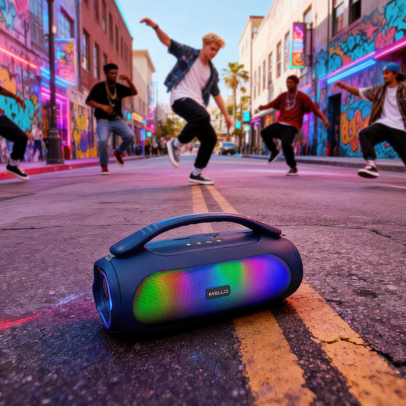 MELLO FLOW 1000 WATTS PORTABLE SPEAKER ( 1107793) (MSRP $59.99)