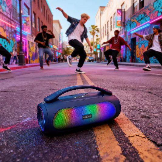 MELLO FLOW 1000 WATTS PORTABLE SPEAKER ( 1107793) (MSRP $59.99)