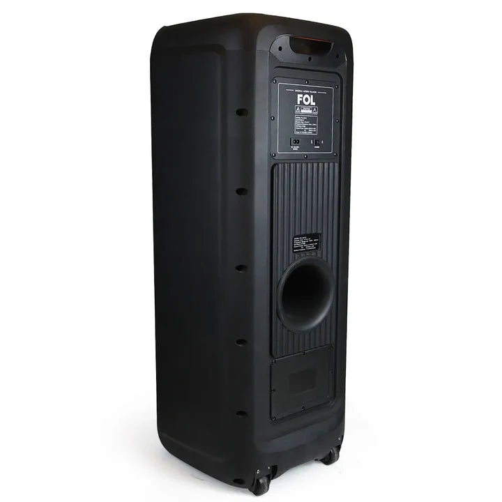 FOL Party Speaker FS-L2212 Duo 12'' Speaker With Super Bass - Black (1102722)