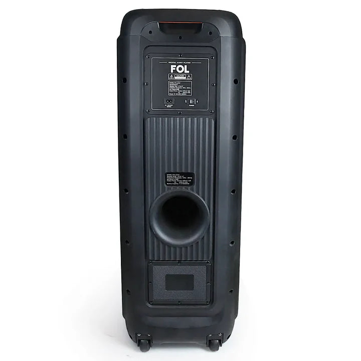 FOL Party Speaker FS-L2212 Duo 12'' Speaker With Super Bass - Black (1102722)