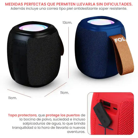 FOL Portable Speaker FS-S130 (Mix Colors) ( 1107969) (MSRP $39.99)