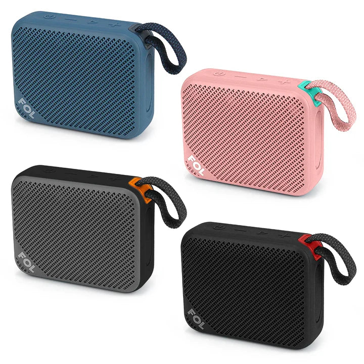 FOL FS-S198 Portable TWS Bluetooth Speaker with RGB Light, Strap & IPX7 Waterproof Rating (Mix Colors) ( 1107972) (MSRP $39.99)
