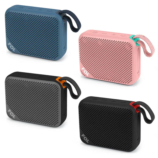 FOL FS-S198 Portable TWS Bluetooth Speaker with RGB Light, Strap & IPX7 Waterproof Rating (Mix Colors) ( 1107972) (MSRP $39.99)