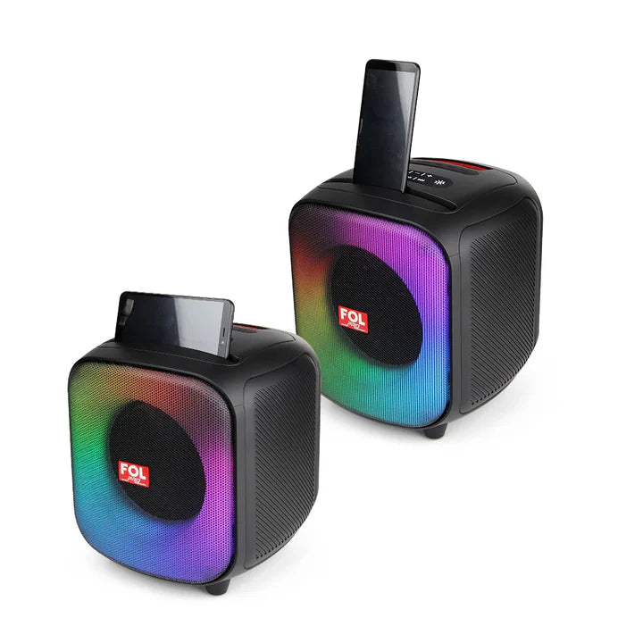 FOLFS-L1106 TWS Portable Bluetooth Speaker with RGB Lights & Super Bass   ( 1107494) (MSRP $169.99)