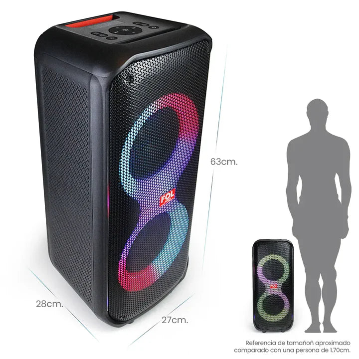 FOL Party dual 6.5-inch Speaker With Super Bass FS-L2206 - Black (1102717)
