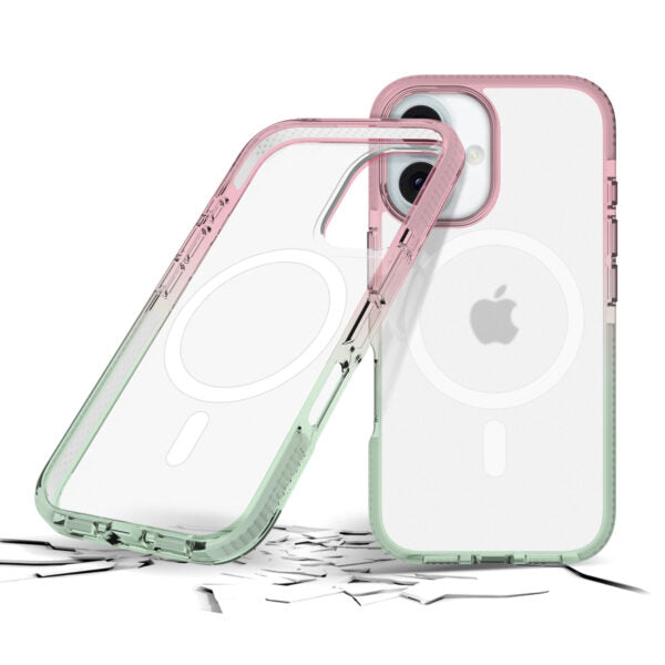prodigee - Flow MagSafe Case for Apple iPhone 16 Plus - Blush Frost (1107398)