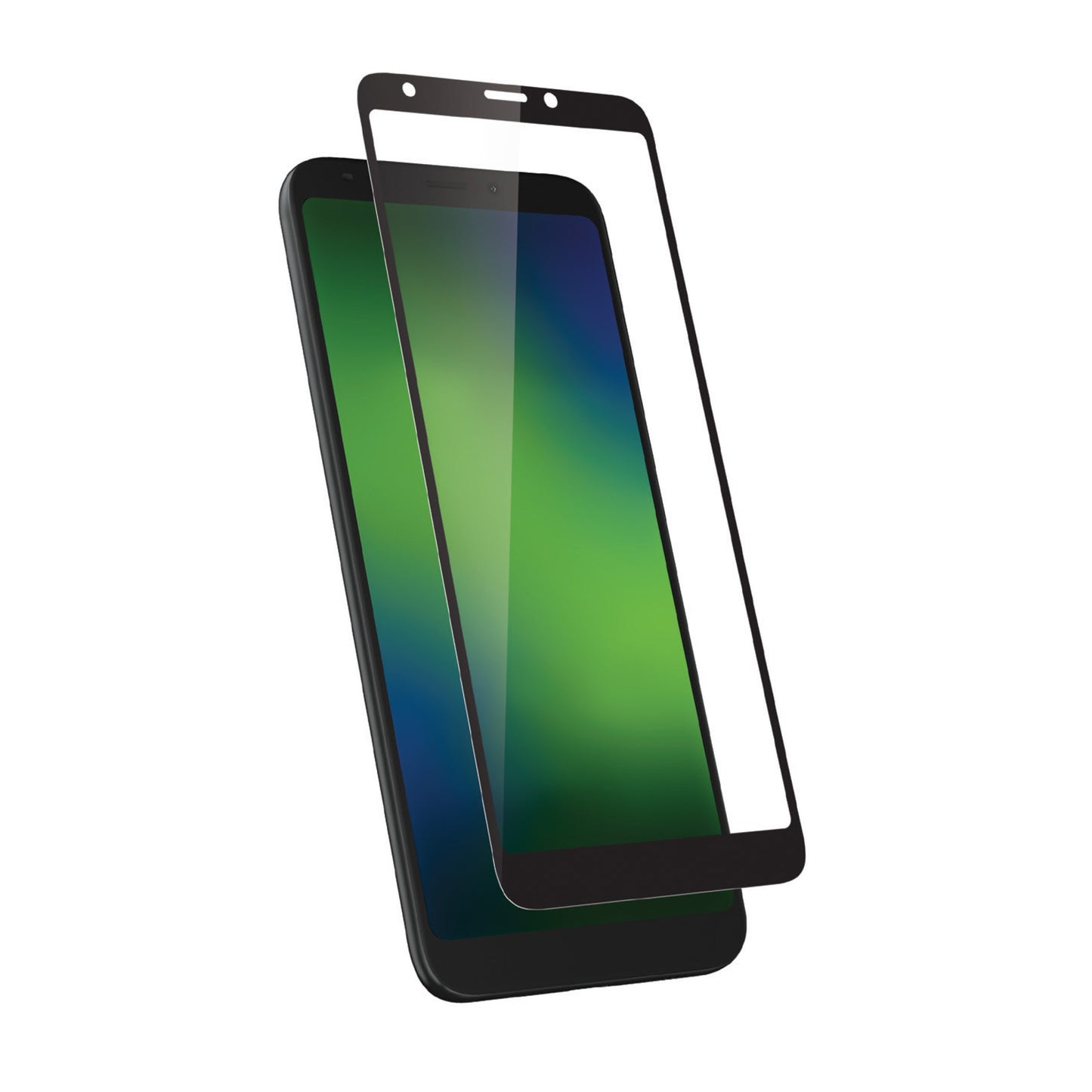 CRICKET VISION PLUS ZIZO TEMPERED GLASS SCREEN PROTECTOR - BLACK (1103868)
