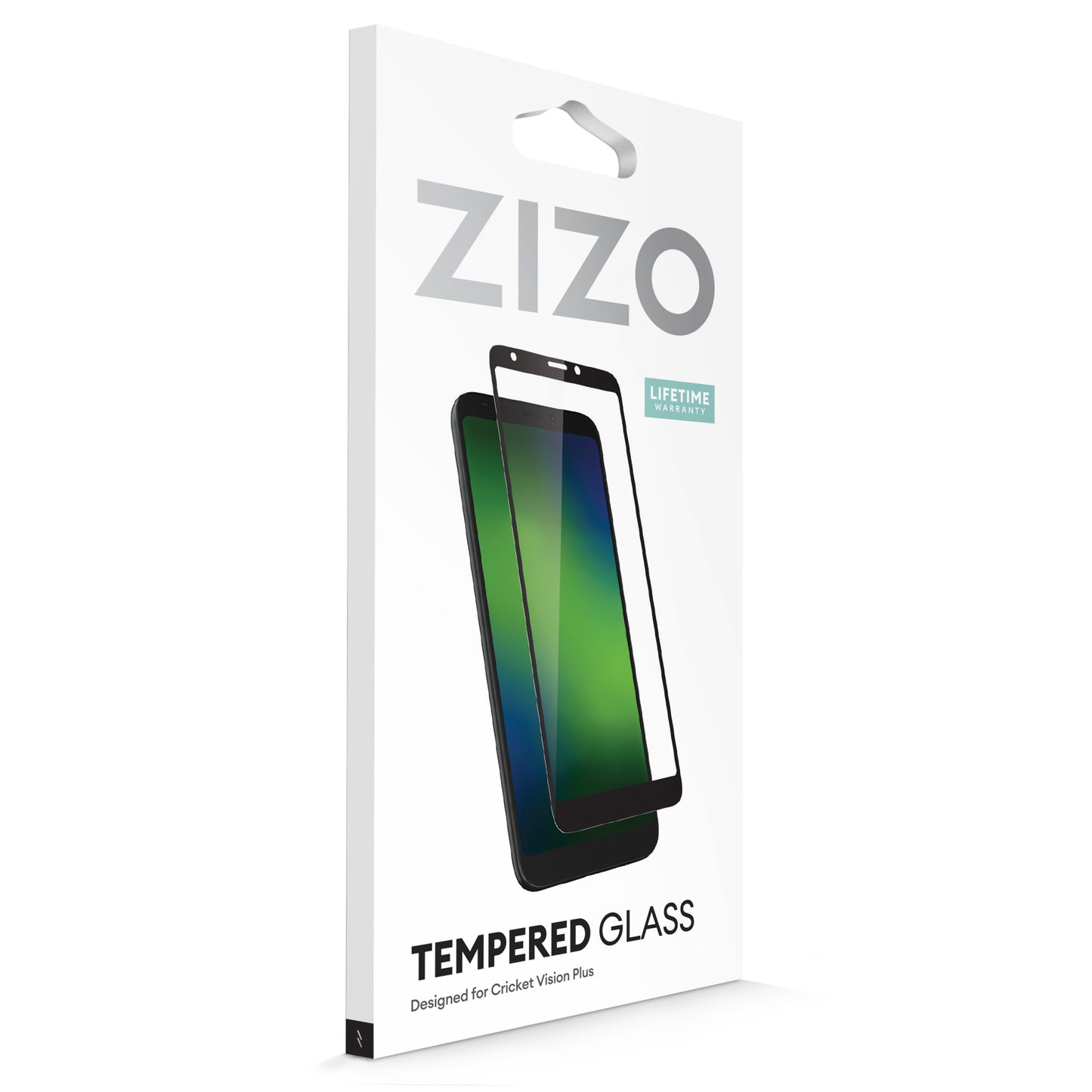 CRICKET VISION PLUS ZIZO TEMPERED GLASS SCREEN PROTECTOR - BLACK (1103868)