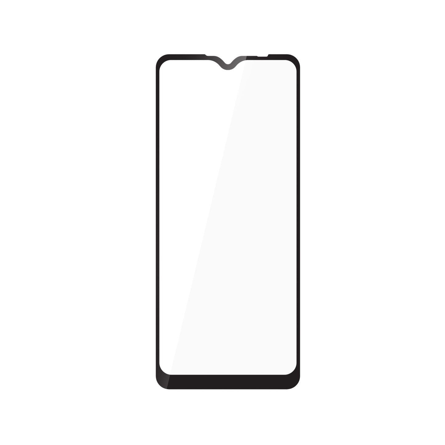 CRICKET OVATION 3 ZIZO TEMPERED GLASS SCREEN PROTECTOR - BLACK (1105326)