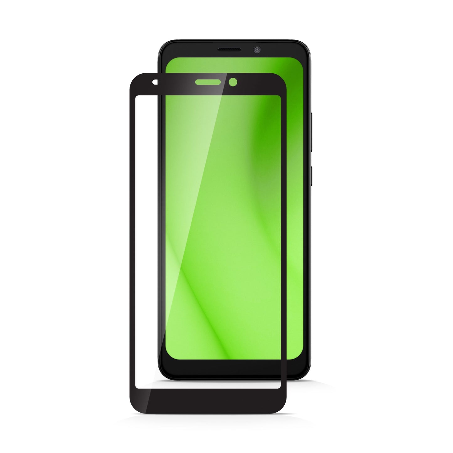 CRICKET DEBUT SMART ZIZO TEMPERED GLASS SCREEN PROTECTOR - BLACK (1104886)