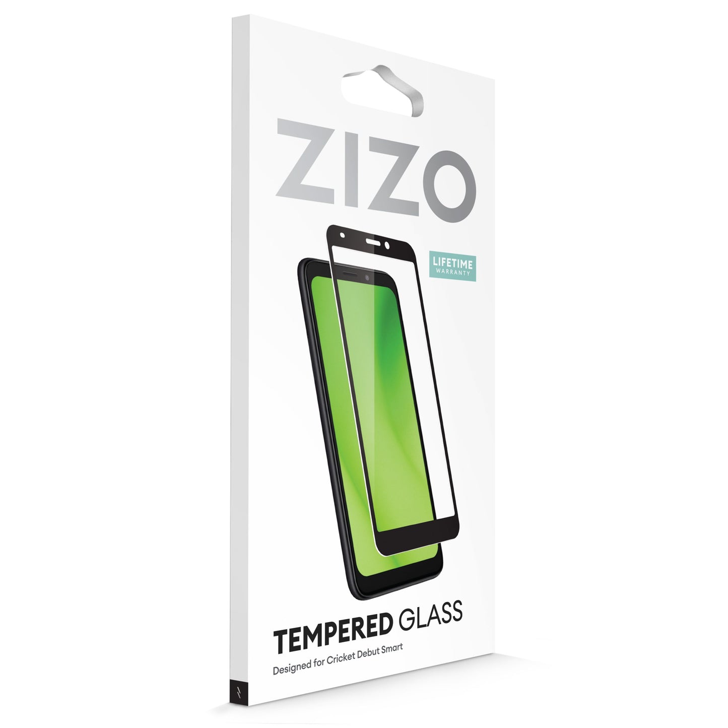 CRICKET DEBUT SMART ZIZO TEMPERED GLASS SCREEN PROTECTOR - BLACK (1104886)