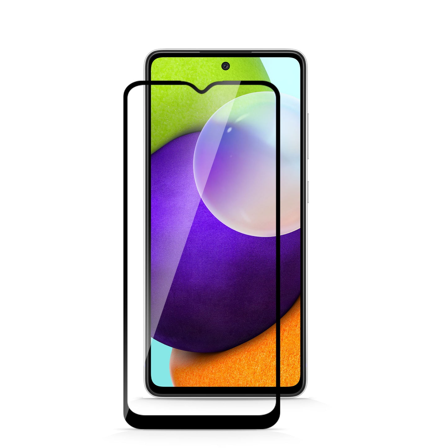 ZIZO TEMPERED GLASS SCREEN PROTECTOR FOR SAMSUNG GALAXY A52 5G - BLACK (1101110)