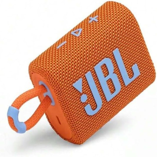 JBL Go 3: Portable Speaker with Bluetooth, Built-in Battery, Waterproof and Dustproof Feature - ORANGE (1103104)(MSRP $59.99)