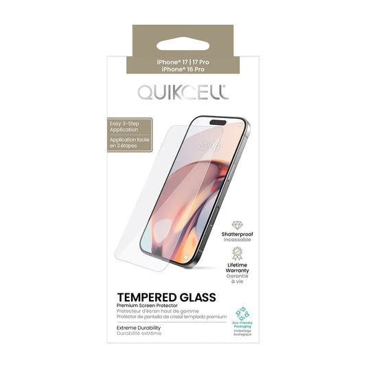QUIKCELL Apple iPhone 16 Pro Max, Apple iPhone 17 Pro Max CLEAR(1103330) (MSRP $39.99)