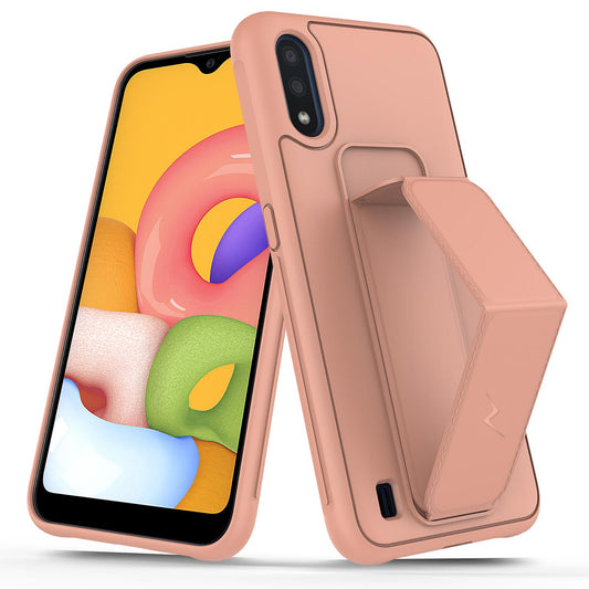 SAMSUNG GALAXY A01 ZIZO GRIP SERIES CASE - CORAL PINK (1100804)