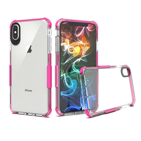 IPHONE XS MAX H10 COMBO CASE  - PINK (1500)