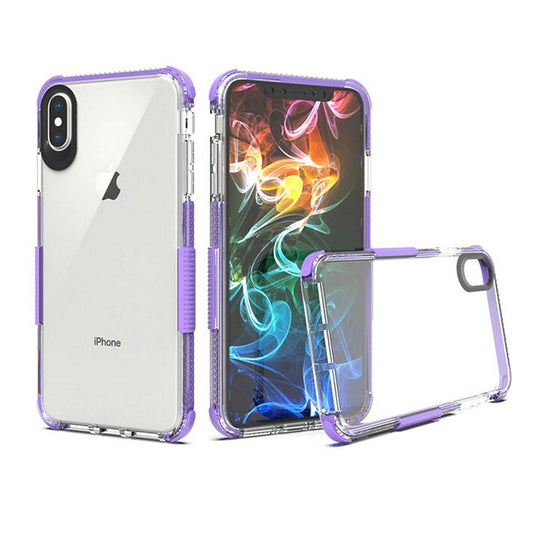 IPHONE XS MAX H10 COMBO CASE - PURPLE (1498)
