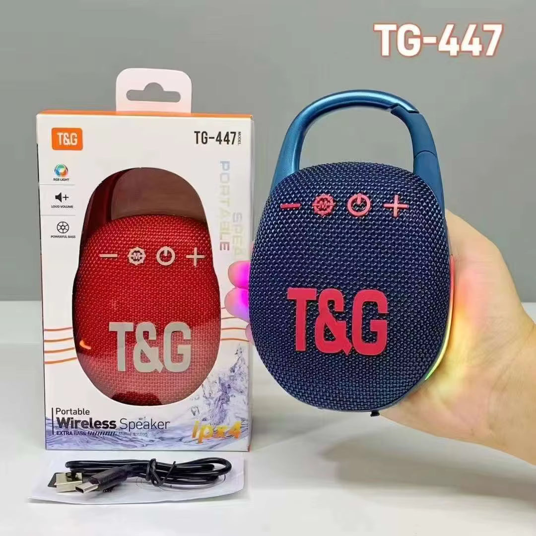 TG-447 5W LED Flashing Light Outdoor Portable Wireless Bluetooth Speaker Supports TWS/USB Mini RGB Speaker ( 1103717) (MSRP $49.99)