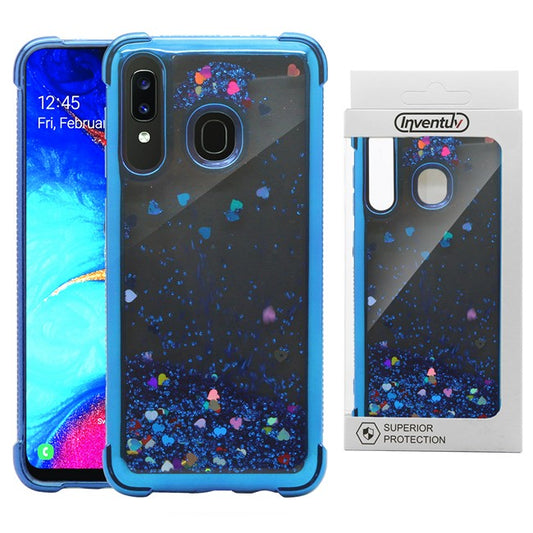 SAMSUNG A10E HYBRID CASE - BLUE (4180)