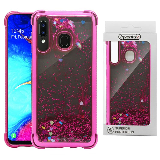 SAMSUNG A10E HYBRID CASE - HOT PINK (4181)