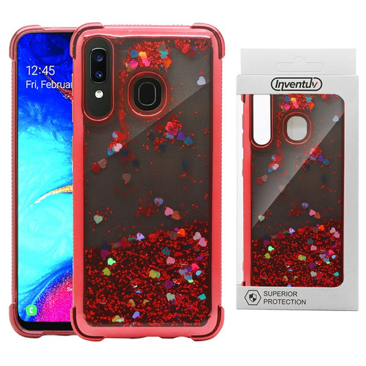 SAMSUNG A10E HYBRID CASE - RED (4182)