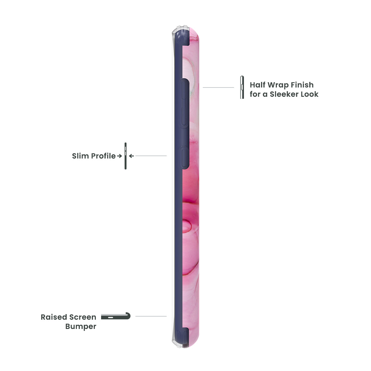Cricket Debut Quikcell Icon Fashion Case - CRIMSON CRUSH (1103096)