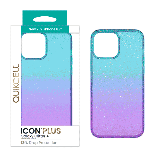 iPhone 13 Pro Max QUIKCELL ICON PLUS Premium Fashion Case- GALAXY OMBRE (1102601)