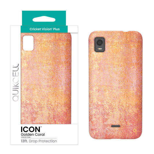 Cricket Vision Plus Quikcell ICON Fashion Case - GOLDEN SUNRISE (1103855)