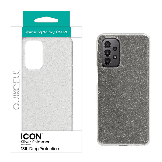 Samsung Galaxy A23 5G QUIKCELL ICON Fashion Case - SILVER SHIMMER (1104819)