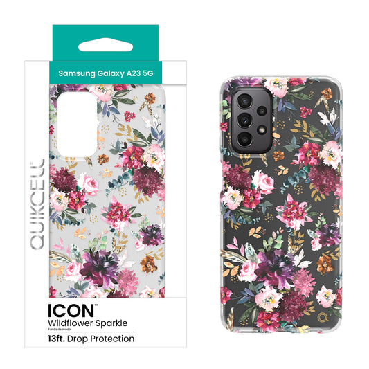 Samsung Galaxy A23 5G QUIKCELL ICON Fashion Case - WILDFLOWER BOUQUET (1104820)