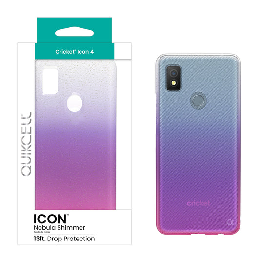 Cricket Icon 4 ICON QUIKCELL ICON Fashion Case - NEBULA SHIMMER (1105057)