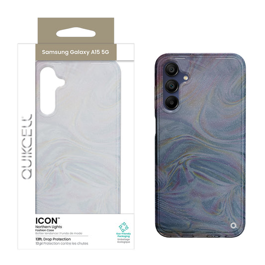 Quikcell Samsung Galaxy A15 5G ICON Fashion Case Northern Lights (1107682)