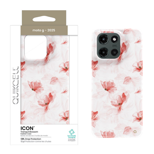 Quikcell moto g – 2025 ICON Fashion Case Tranquil Blossom (1107813)