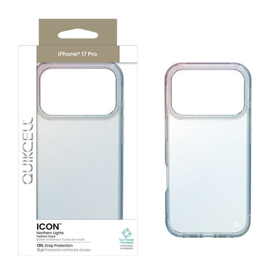 QUIKCELL Apple iPhone 17 Pro ICON Fashion Case IRRIDENSCENT( 1103337) (MSRP $49.99)