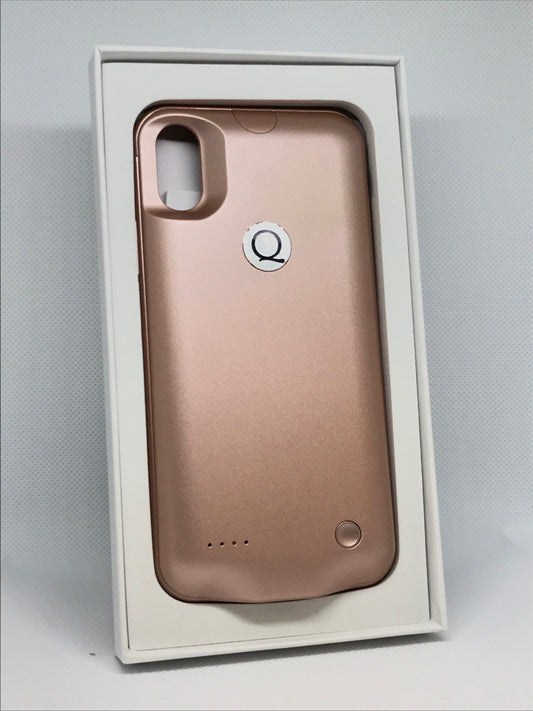 iPhone X/Xs Luxury Ultra thin Power Bank Charge Case - Rose Gold (3044)