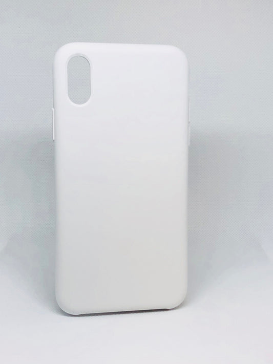 iPhone X/Xs High Quality Silicone case - White (3049)