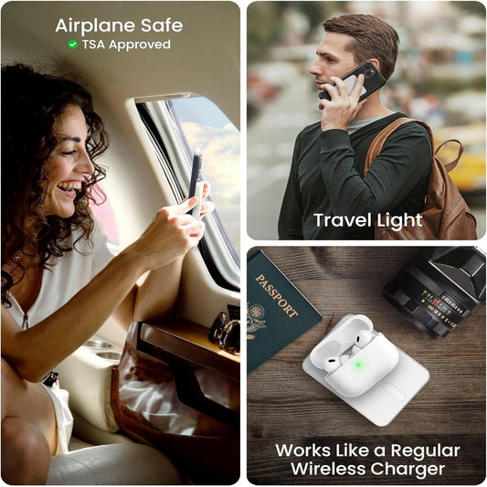 INFINACORE [SLIM POWER BANK] (20W 5000MAH TypeC WHITE) - MAGNETIC WIRELESS FAST CHARGE ( 1108054) (MSRP $69.99)