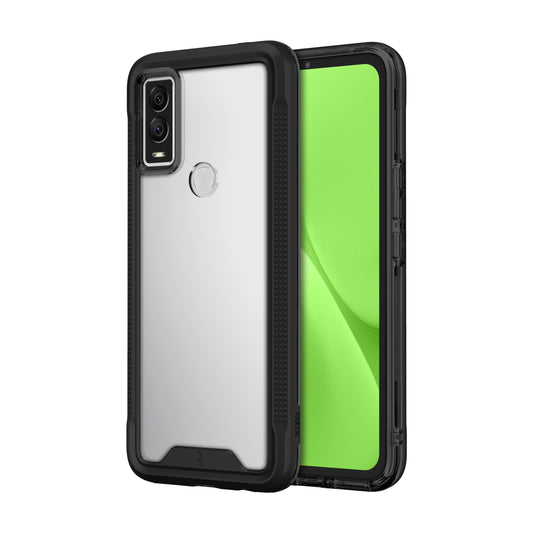 CRICKET INNOVATE E 5G ZIZO ION SERIES CASE WITH TEMPERED GLASS - BLACK (1105031)