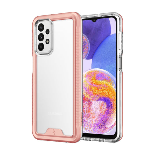 SAMSUNG GALAXY A23 5G ZIZO ION SERIES CASE WITH TEMPERED GLASS - ROSE GOLD (1104832)