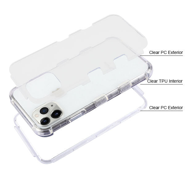 Apple iPhone 11 Pro - MyBat Tuff Lucid Hybrid Cover - Clear (4544)